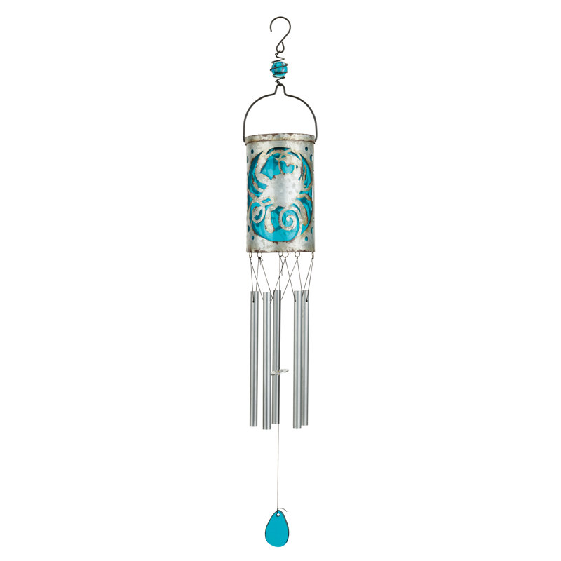 Regal Art & Gift Crab Solar Lantern Wind Chime Wayfair